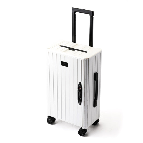 アンドフラット スーツケース COMPACT CARRY CASE 折りたたみメタリックカラー キャリーバッグ 37L トラベル &.FLAT FL14-4-00001