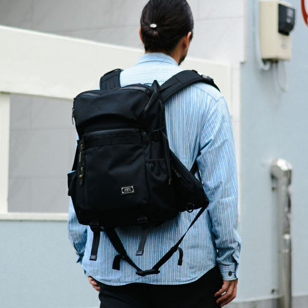 AS2OV アッソブ リュック CORDURA DOBBY 305D ROUND ZIP BACK PACK コーデュラドビー305D バックパック 34L 15インチ対応 061418【正規販売店】