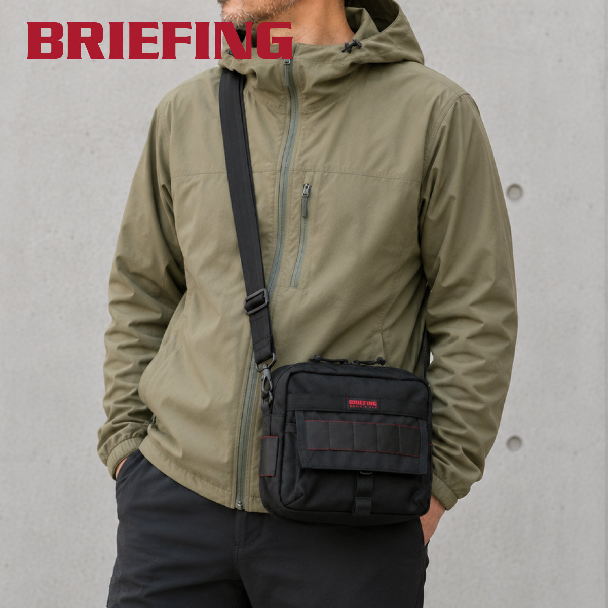BRIEFING ブリーフィング ショルダーバッグ メイドインUSA マグ