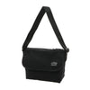 Manhattan BLACK マンハッタンブラック メッセンジャーバッグ STANDARD MESSENGER BAG(XS) MGNT NYLON TUSSAH B5サイズ対応 MP1441MGNTTSCBL【正規販売店】
