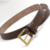 スロウ ベルト M plain belt -tochigileather 30mm belt- SLOW HS23E-Msize