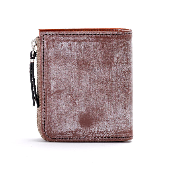 Slow Bridle Leather L-shaped Zipper Short Wallet Bifold Wallet L zip short wallet SLOW SO797J