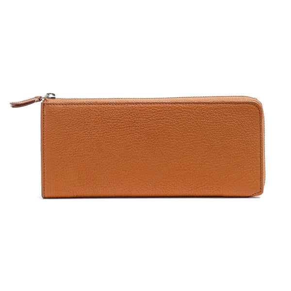 Slow goat leather L-shaped zipper long wallet long L zip wallet SLOW 333S95J