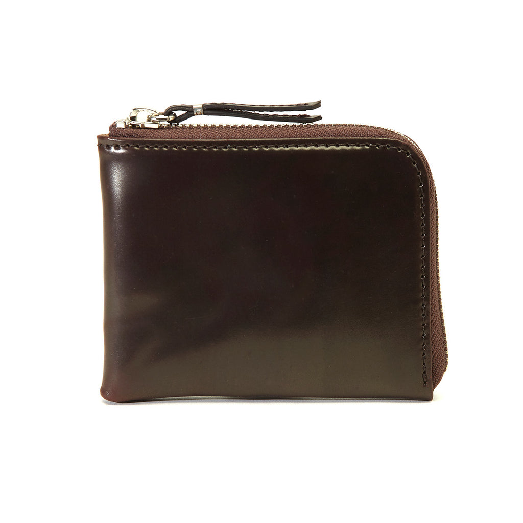 Slow Cordovan Lzip mini wallet bifold wallet cordvan × ingrasat 