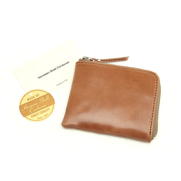 スロウ Cordovan Lzip mini wallet 2つ折り財布 cordvan × ingrasat SLOW SO842K